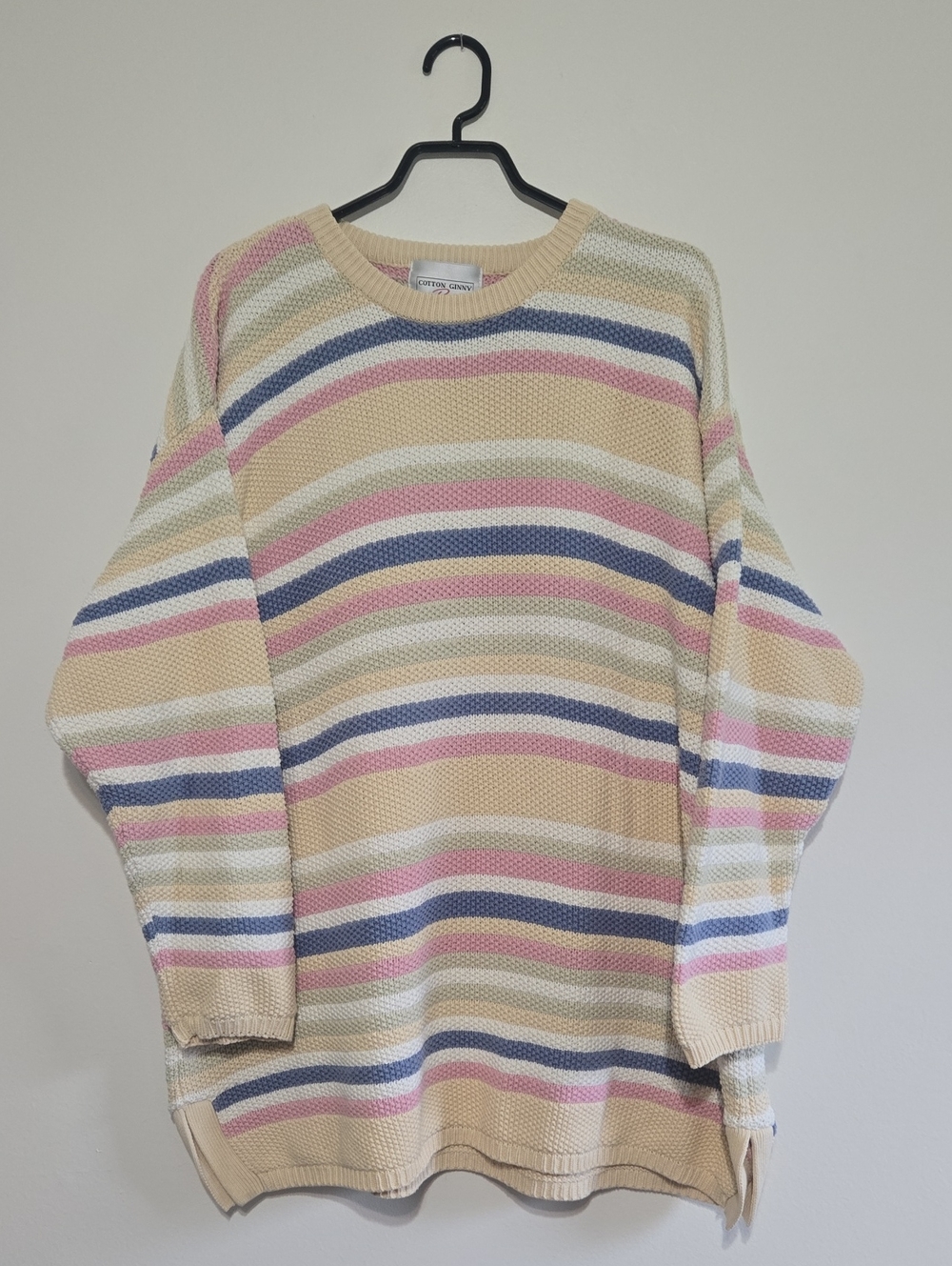 Vintage Cotton Ginny Plus Striped Sweater